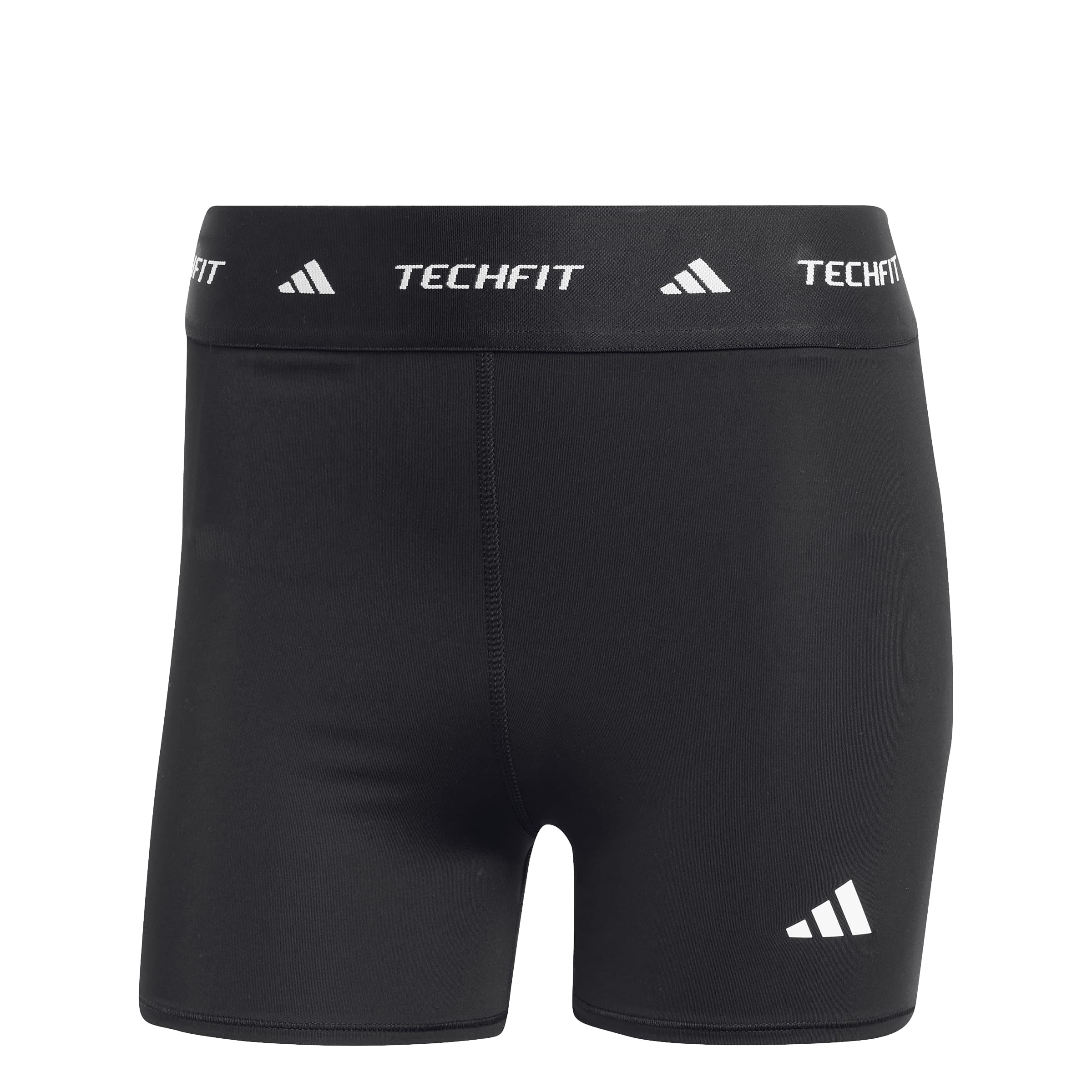 adidas Women's Techfit Stay In Play Short Leggings Tights, Black, XXS 5 inch
