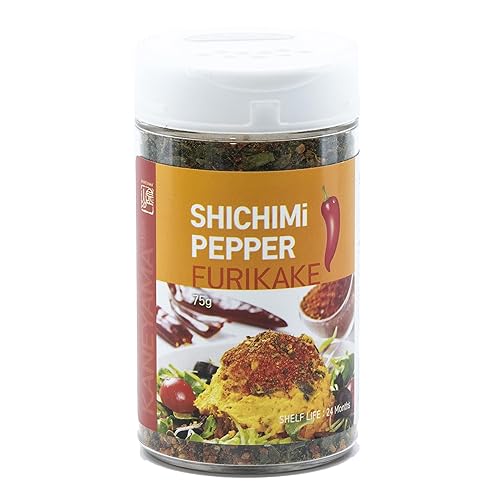 Kaneyama Furikake - Condimento asiático (Shichimi Pepper 2.65 onzas, paquete de 1)