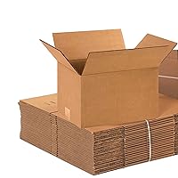 Vista 9 de BOX USA Cajas de mudanza grandes de 20 pulgadas de largo x 20 pulgadas de ancho x 15 pulgadas de alto, paquete de 12 cajas de cartón corrugado