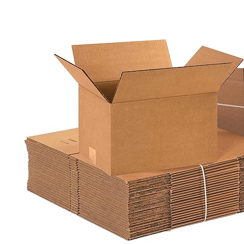 BOX USA Cajas de cartón corrugado de 12 x 9 x 8, pequeñas de 12 pulgadas de largo x 9 pulgadas de ancho x 8 pulgadas de alto, paquete de 25 | Envío,
