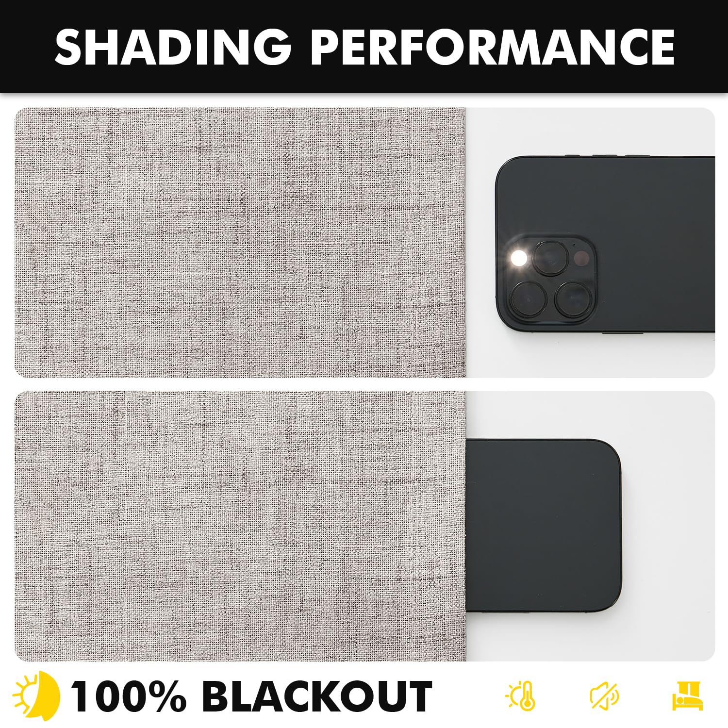 The Best Curtains for Bedrooms in 2026 3 MIULEE 100% Blackout Linen Curtains for Bedroom, Ivory Solid Luxury Decor Therma - product photo
