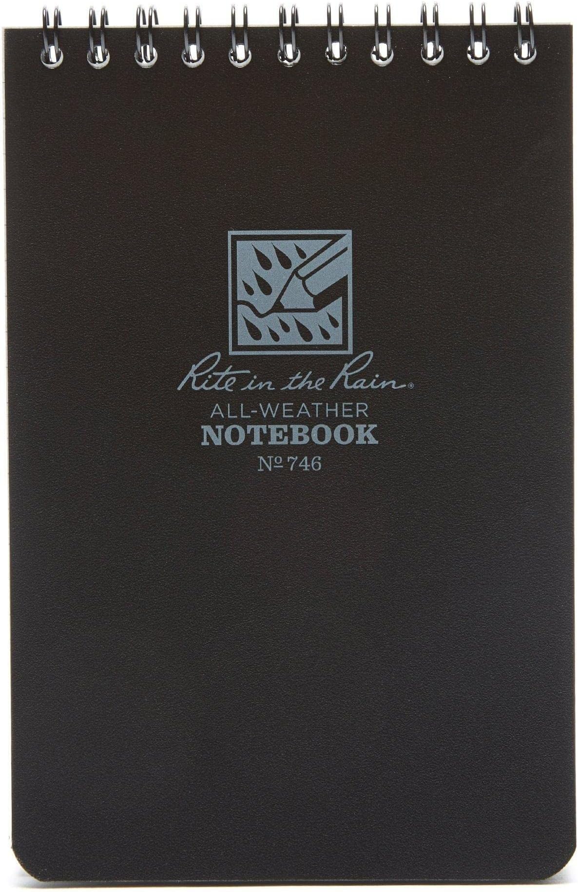 Top Spiral Notebook Black