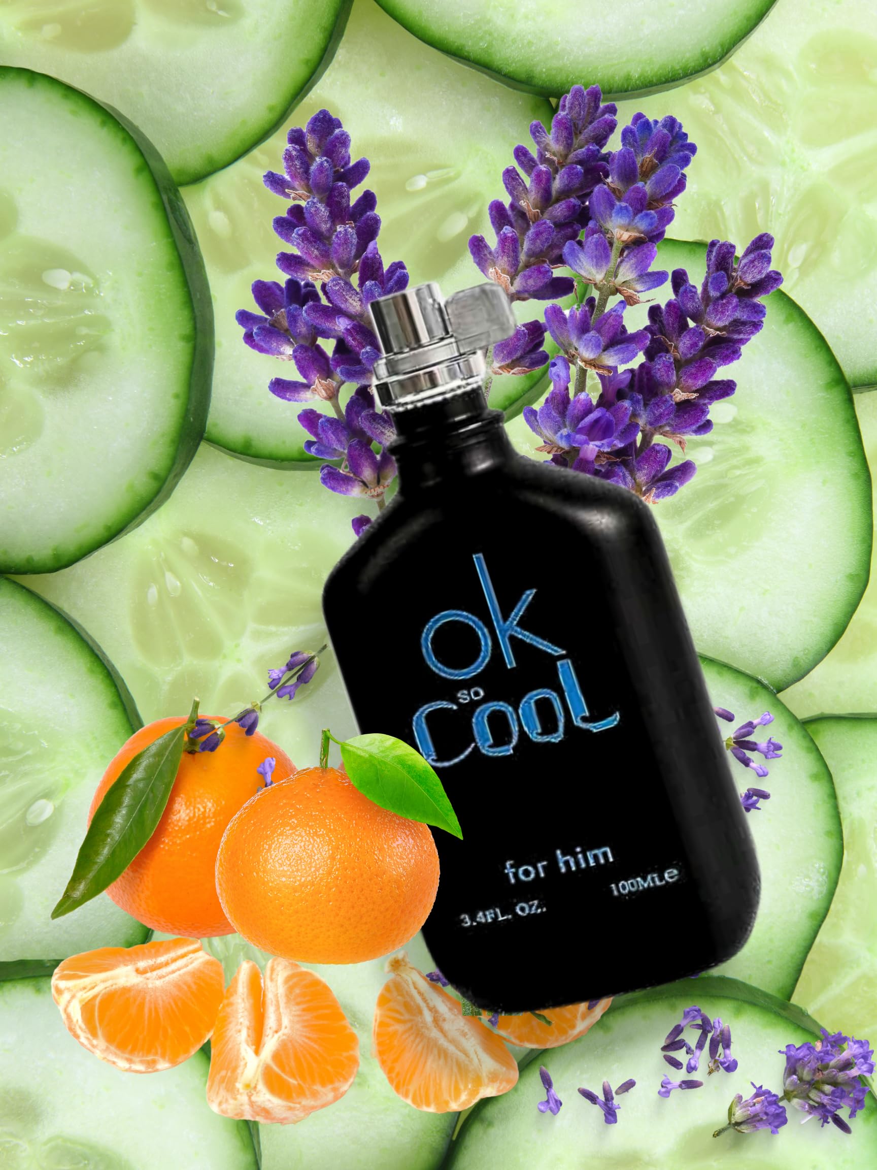Amazon.com : OK so Cool BLACK FOR HIM EAU DE TOILETTE 3.4 FL. OZ