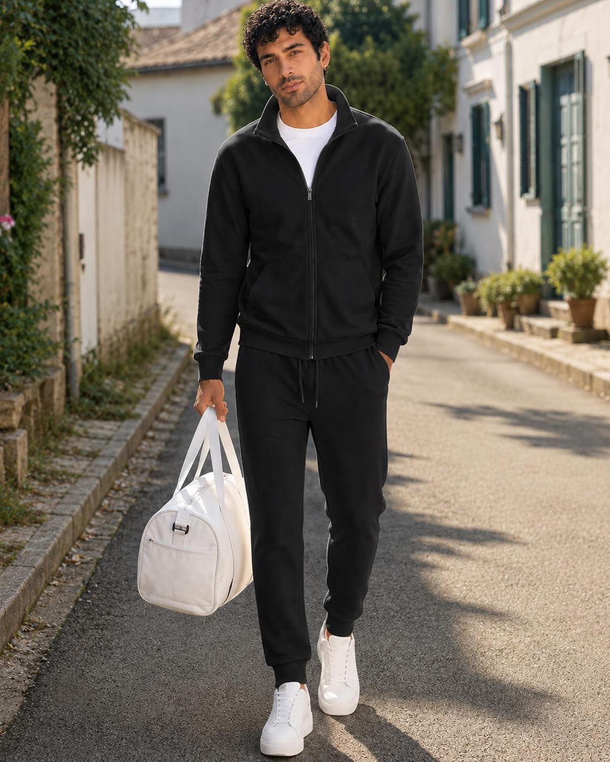 Men's Tracksuit 2 Piece Sweatsuit Casual Full Zip Jogging Suit Set