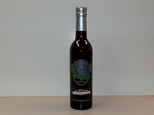 VSOP Vinagre balsámico blanco envejecido de estragón francés de Módena (12.68 oz)