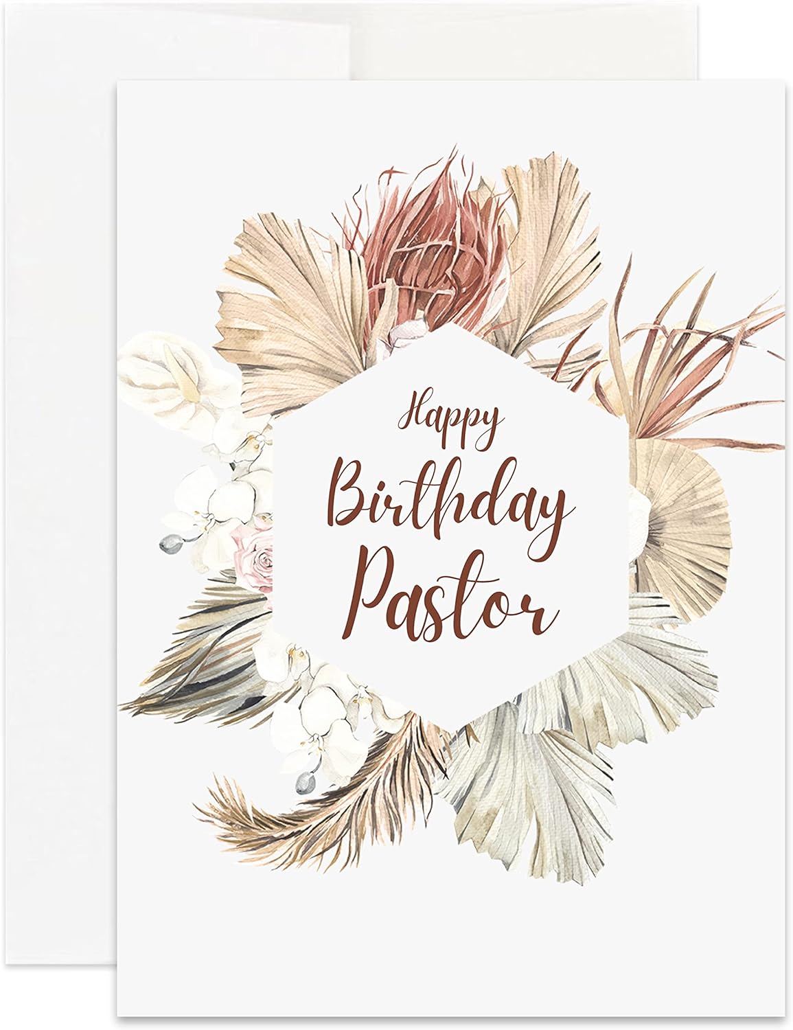 Happy Birthday Pastor Christian Card Pack (12)