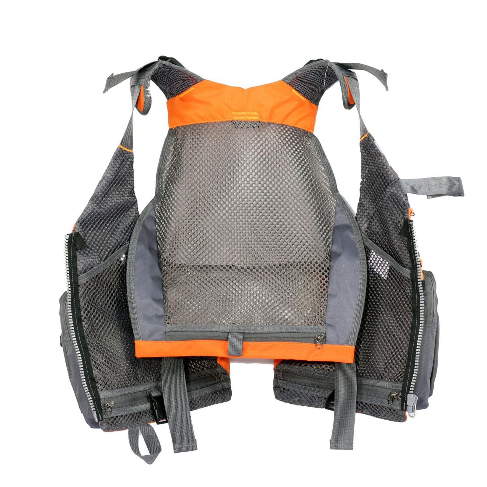 Multi Pokcet Gilet de Pêche à la Mouche Gilet Réglable Pêche à la truite Multifonctionnel Accessoires de Pêche à l'électricité