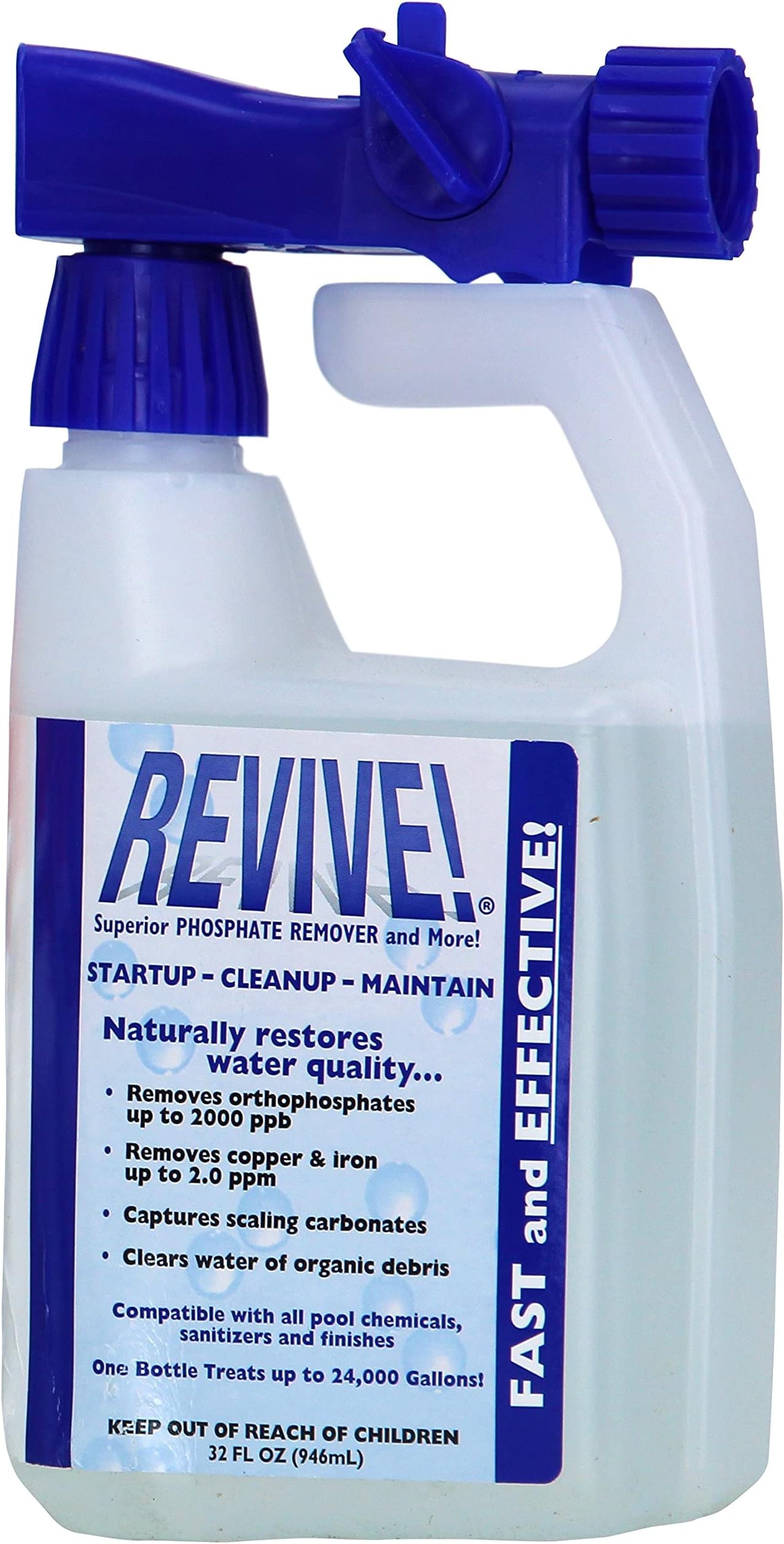 Swimming Pool Phosphate and Algae Remover Chemical for Pools - 32 oz