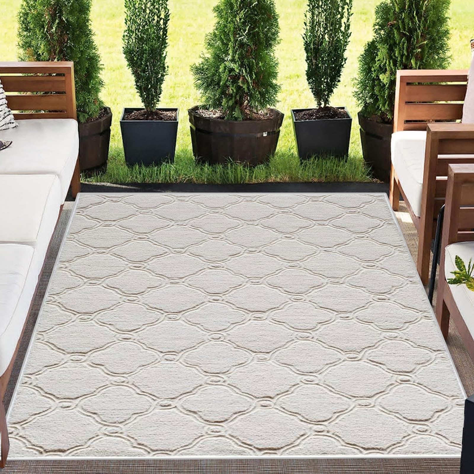 Alfombra roja moderna y antideslizante de 60 x 270 cm ideal para pasillos de gran tránsito
