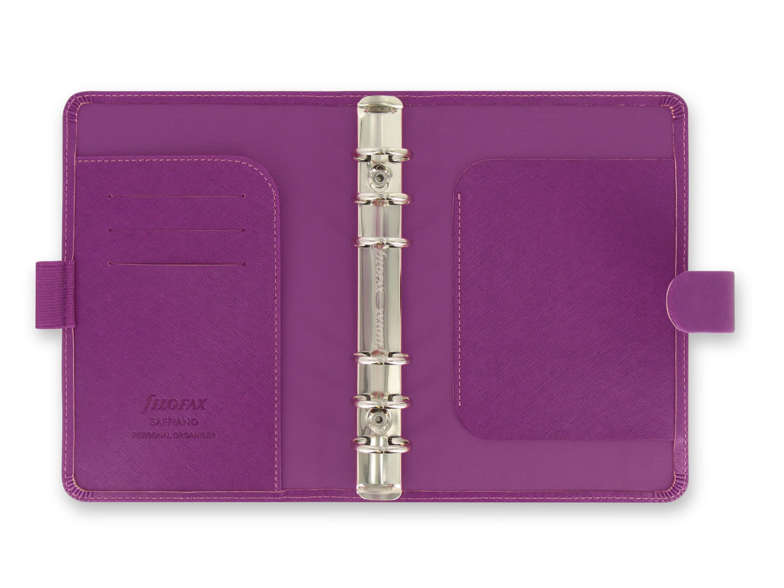 Filofax Saffiano Personal Organiser - Raspberry - Image 3
