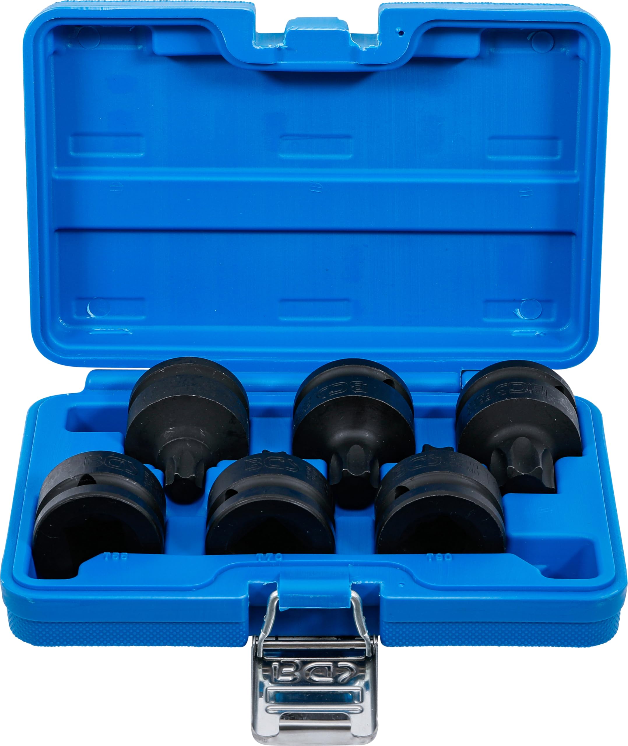 Bgs Multicoloured 5055 | Impact Bit Socket Set | 20 Mm (3/4") Drive | T-Star (For Torx) T55 - T100 | 6 Pcs.