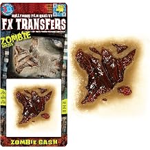 Loftus International 3D FX Transfers Zombie Gash Wound Novelty Item, Multicolor, One Size