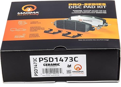 Miniatura 5 de MAGMA Fire Born Braking Pro-Series PSD1473C Pastillas de freno de cerámica, traseras