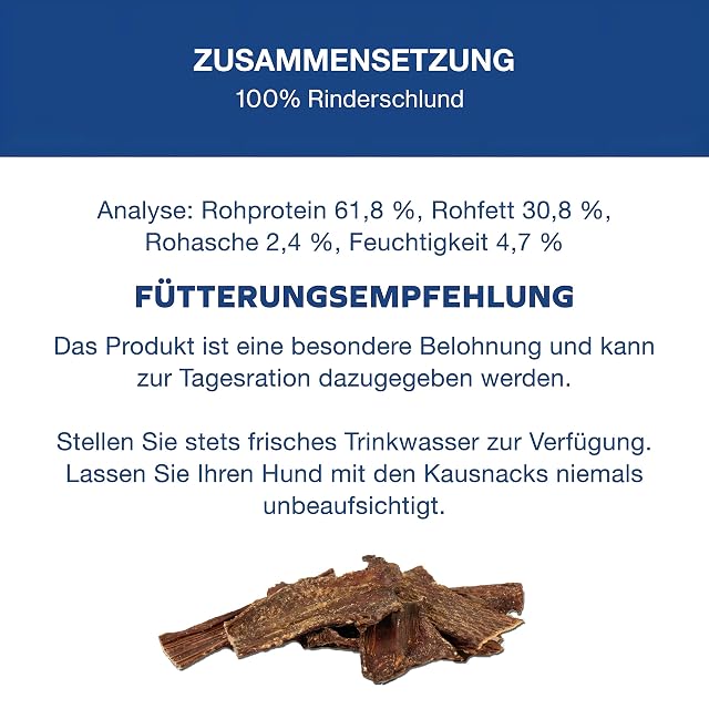 Foto 6 de 6 de Tiernahrung Schwenner Carne de ternera para perros, Comida Perros - 8-12 cm deliciosas barras para masticar