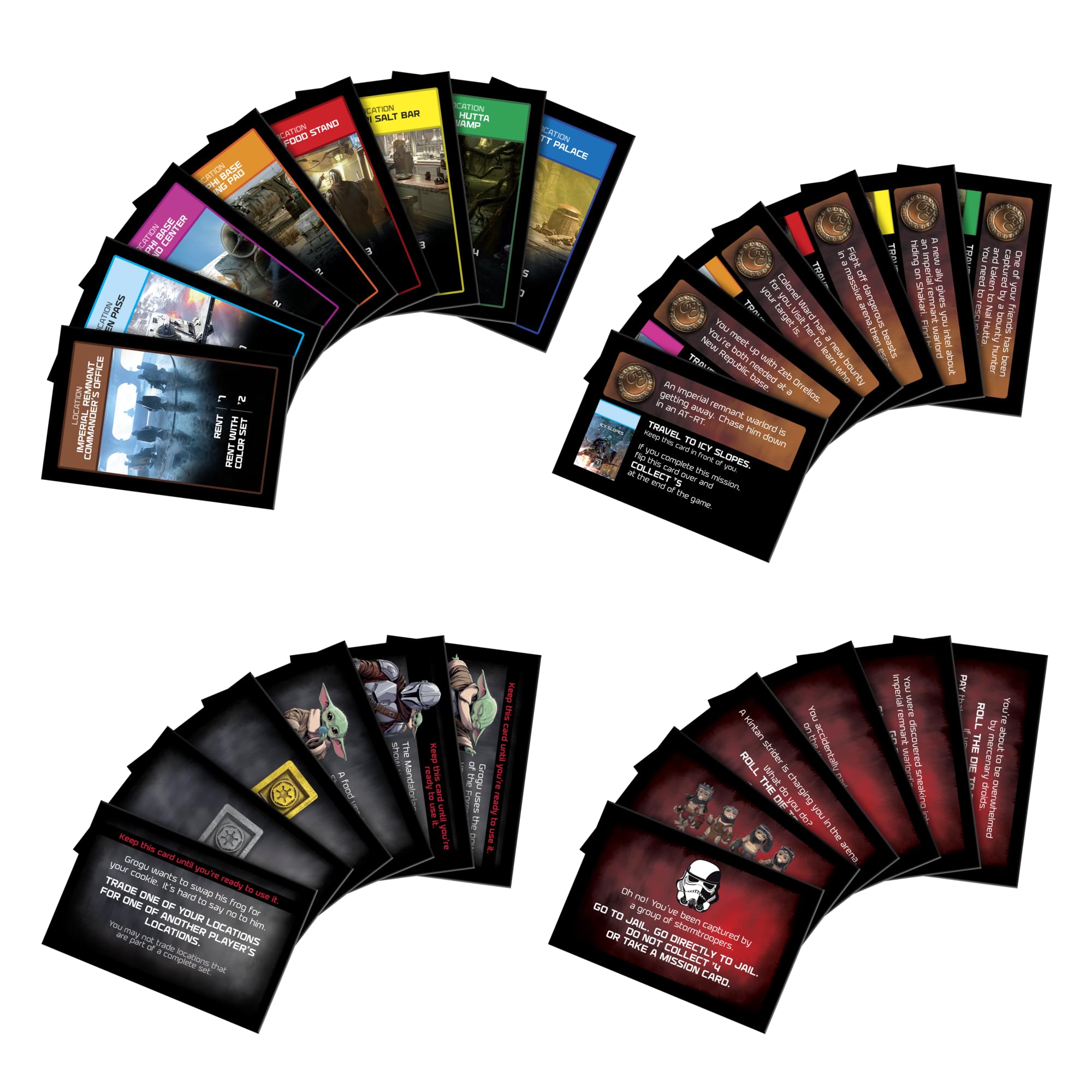 Monopoly: Star Wars The Mandalorian and Grogu Edition gra planszowa | Zainspirowany filmem | Gry rodzinne dla dzieci i dorosłych | 2-6 graczy | Wiek 8+ - wersja angielska
