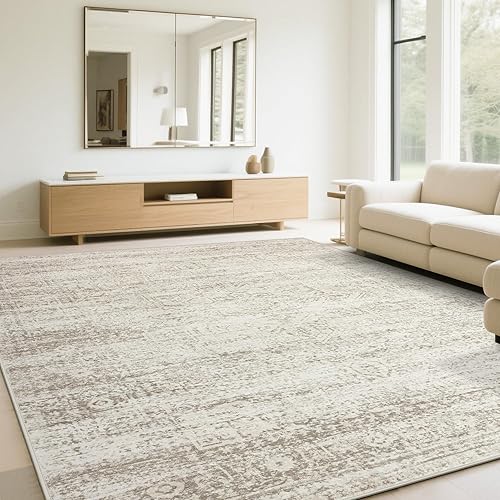 Miniatura 22 de Alfombras lavables 8x10, alfombras de área para sala de estar, alfombras abstractas modernas para dormitorio, alfombras grandes, alfombra ultra