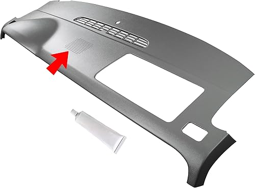 DashSkin - Cubierta para tablero con orificio para altavoz hecha en EE.UU. para automóviles con guantera individual únicamente, sencilla reparación
