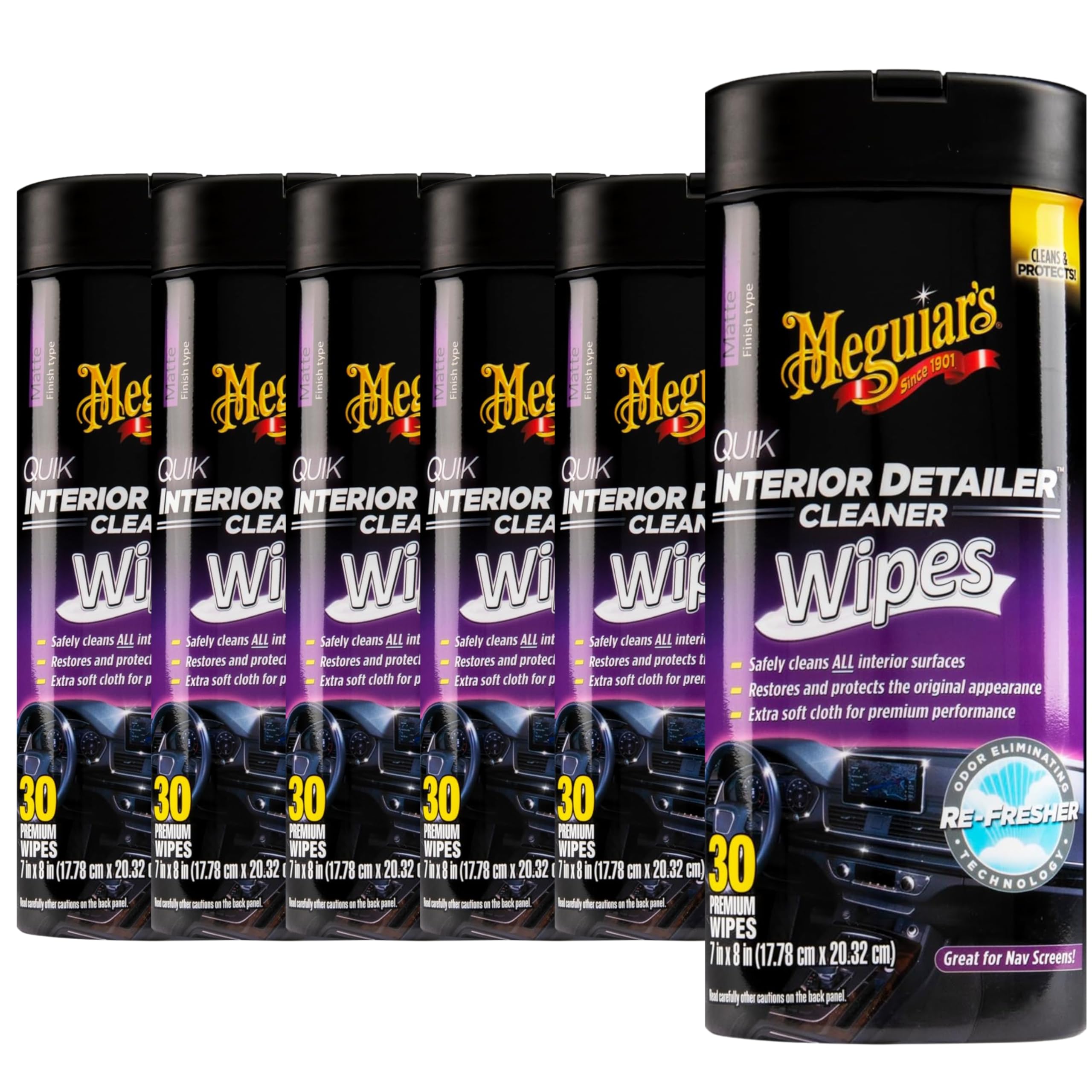Meguiars meguiars ハンドパッド マグアイアーズ マグワイアーズ Amazon.com: Meguiar's Quik Interior Detailer Wipes G13600, 6 Pack