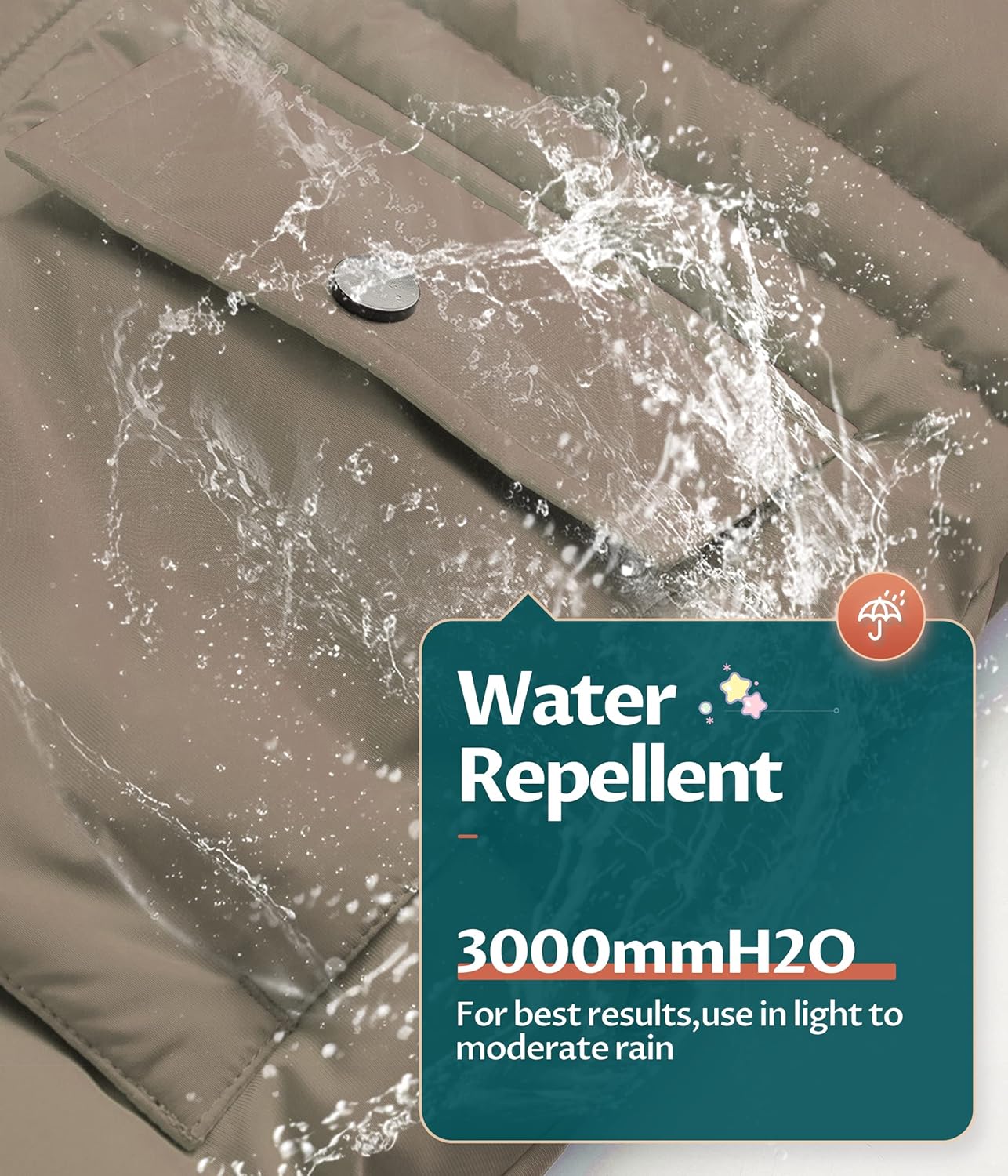 CREATMO US Boy's Winter Parka Water Resistant Hooded Puffer Fleece Lined Jackets Coats - Image 5