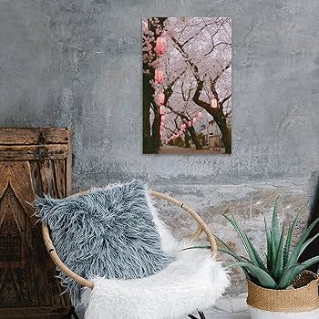 水江東穹、【夜桜】、希少な額装用画集より、美品、新品額装付、インテリア Amazon.co.jp: 千住博「月下の夜桜」複製画 印刷物 木製額装