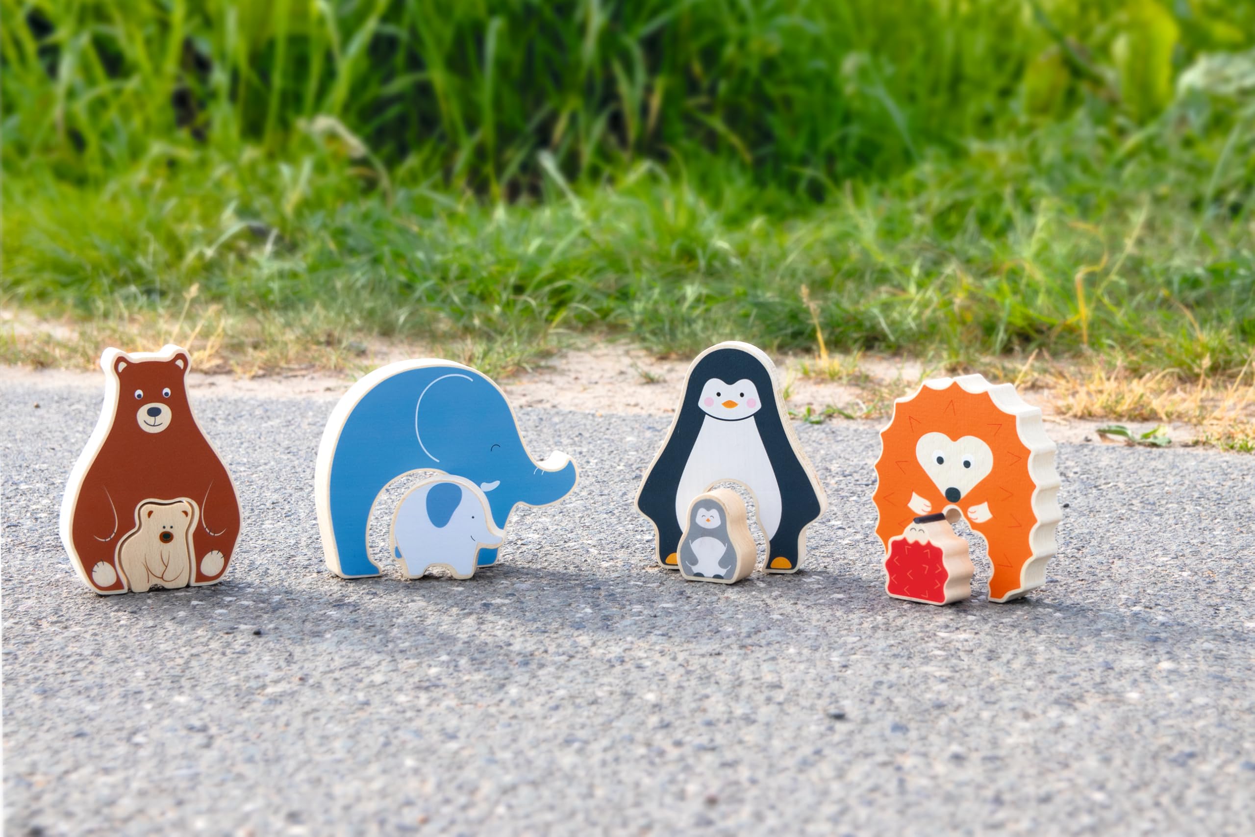 Goki Puzzle Premier Age en Bois Hérisson et choupisson 2 pièces