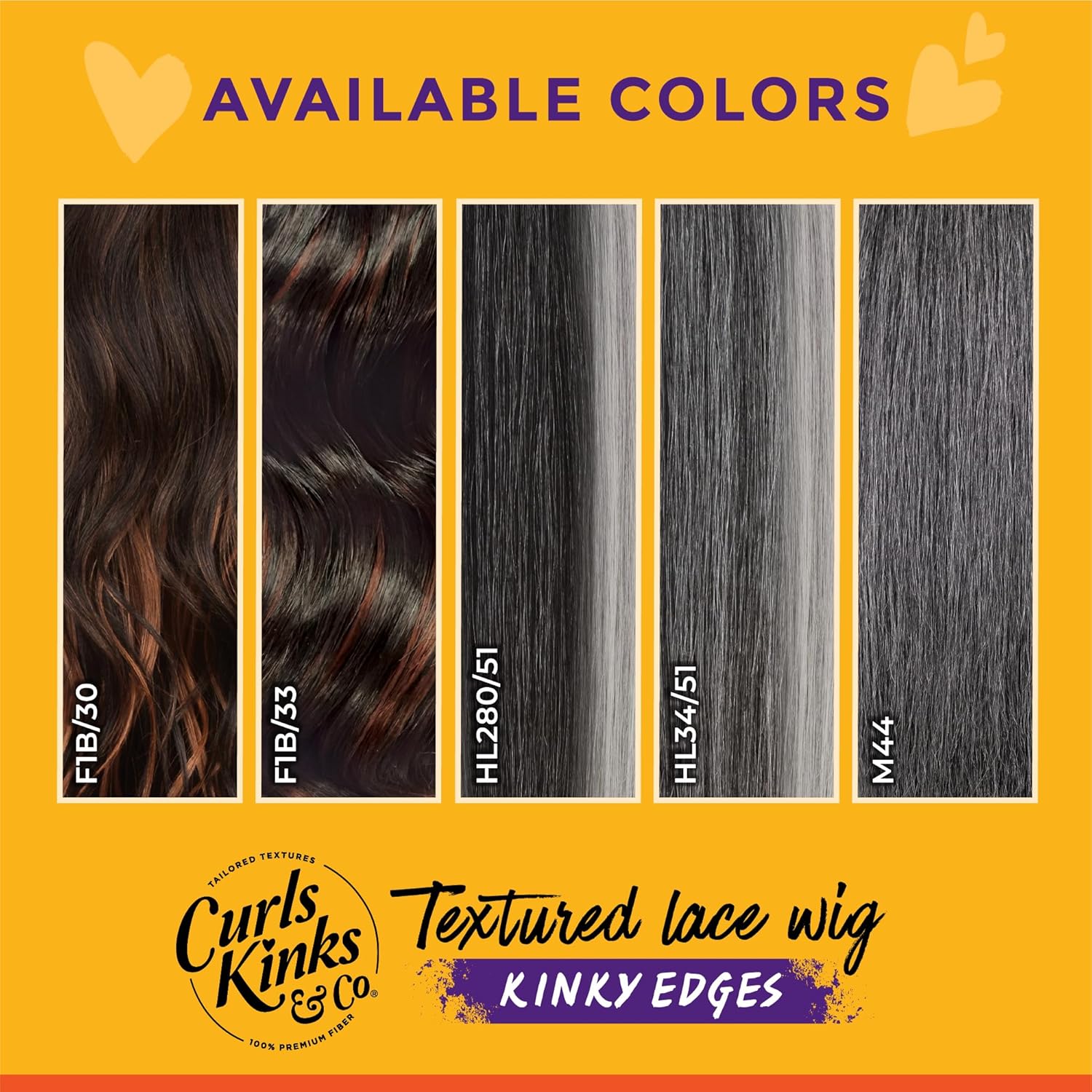 Sensationnel Curls Kinksandco Kinkyedges Wig - Kinky Barrel Curl 12 Inch Y Part Lace Natural Kinkytexture Edged Hairline for Natural 3C to 4C Hair Textures (1B OFFBLACK)