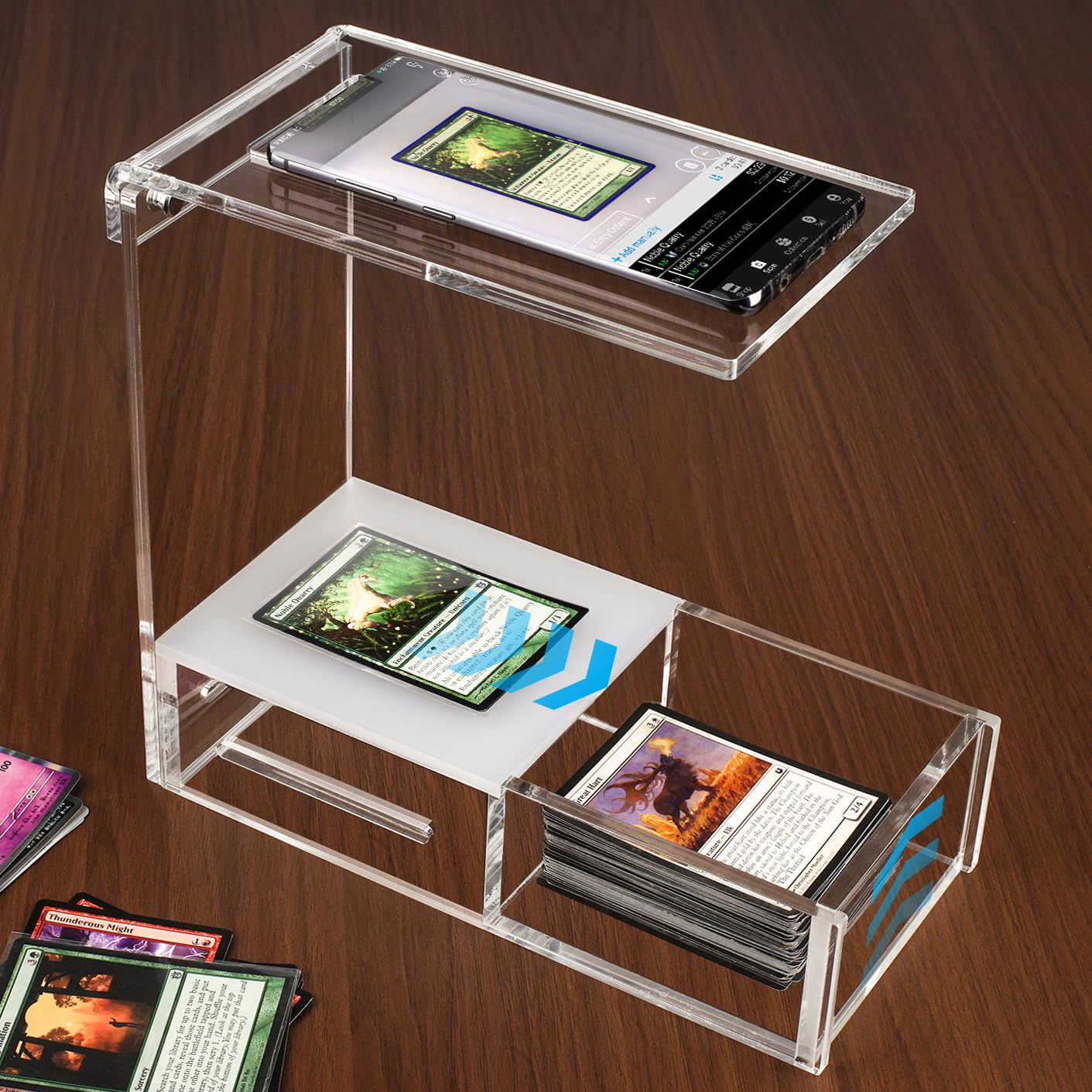 Amazon.com: Clear Acrylic Sleeved MTG Cards Scanner Stand, Photo
