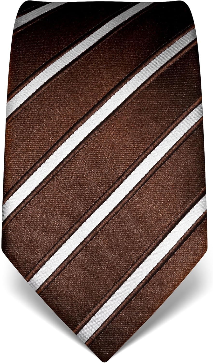 Cravatta Uomo Vincenzo Boretti - Seta Pura 100%, Motivo Righe, 8x150 Cm, Idrorepellente E Antisporco - Foto 10