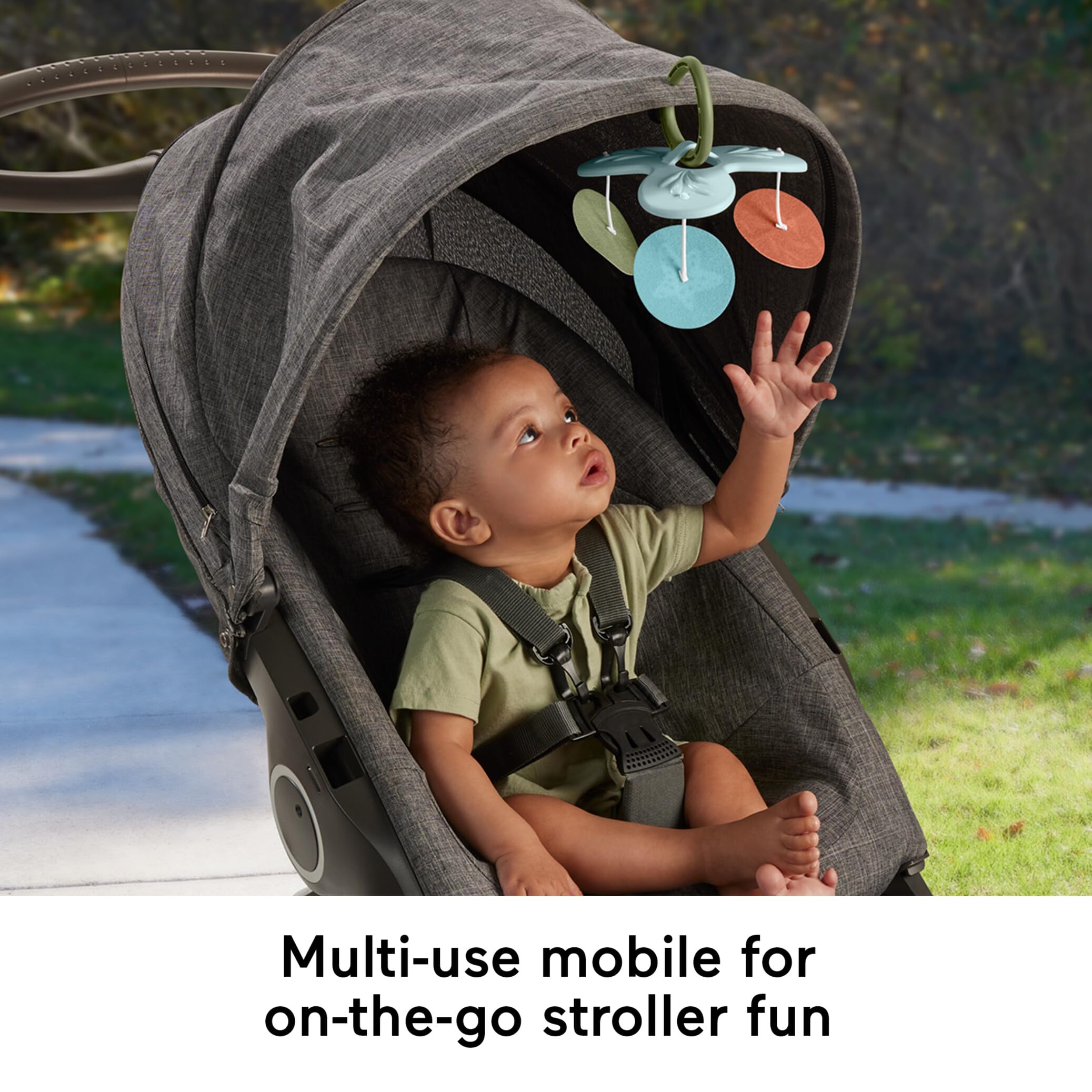 Fisher-Price Gimnasio Infantil Despierta Tus sentidos Alfombra de Actividades con Juguetes móviles y sensoriales Que favorecen el Desarrollo de los bebés a Partir del Nacimiento, JMN74