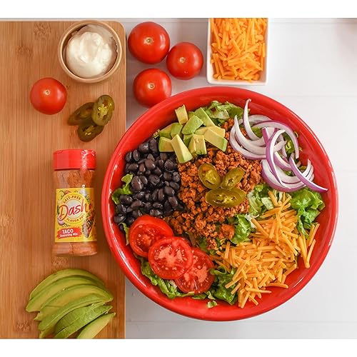 Miniatura 4 de Dash Mezcla de condimentos para tacos sin sal, 2.5 onzas (paquete de 8)