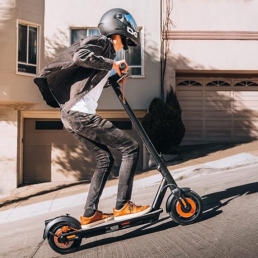 Inmotion Climber 750W Dual Motor Electric Scooter - 36% Hill Climb, 23.7mph Speed, 35 Mile Range, 10" Pneumatic Tires, Dual E-Brakes Rear Disc, 287LBS Load - for Mountain & Hilly Terrains