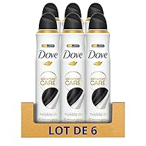 DOVE – Deodorante da donna originale Advanced Care – Spray antitraspirante – tecnologia anti impronte bianche – si prende cura delle ascelle (confezione da 6 x 200 ml)