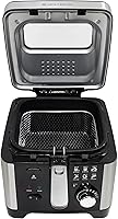 Vista 6 de Freidora West Bend con control de temperatura ajustable, cesta antiadherente, ventana de fácil visualización y guía de temperatura, asa plegable