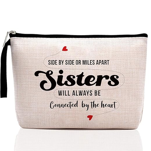 Hanamiya Na Sweet 16 Gifts for Girls, Makeup Bag-Gifts Ideas for Sisters Gifts from Sister, Birthday Gifts, Rakhi, Cosmetic Pouch, Travel Case for Girls