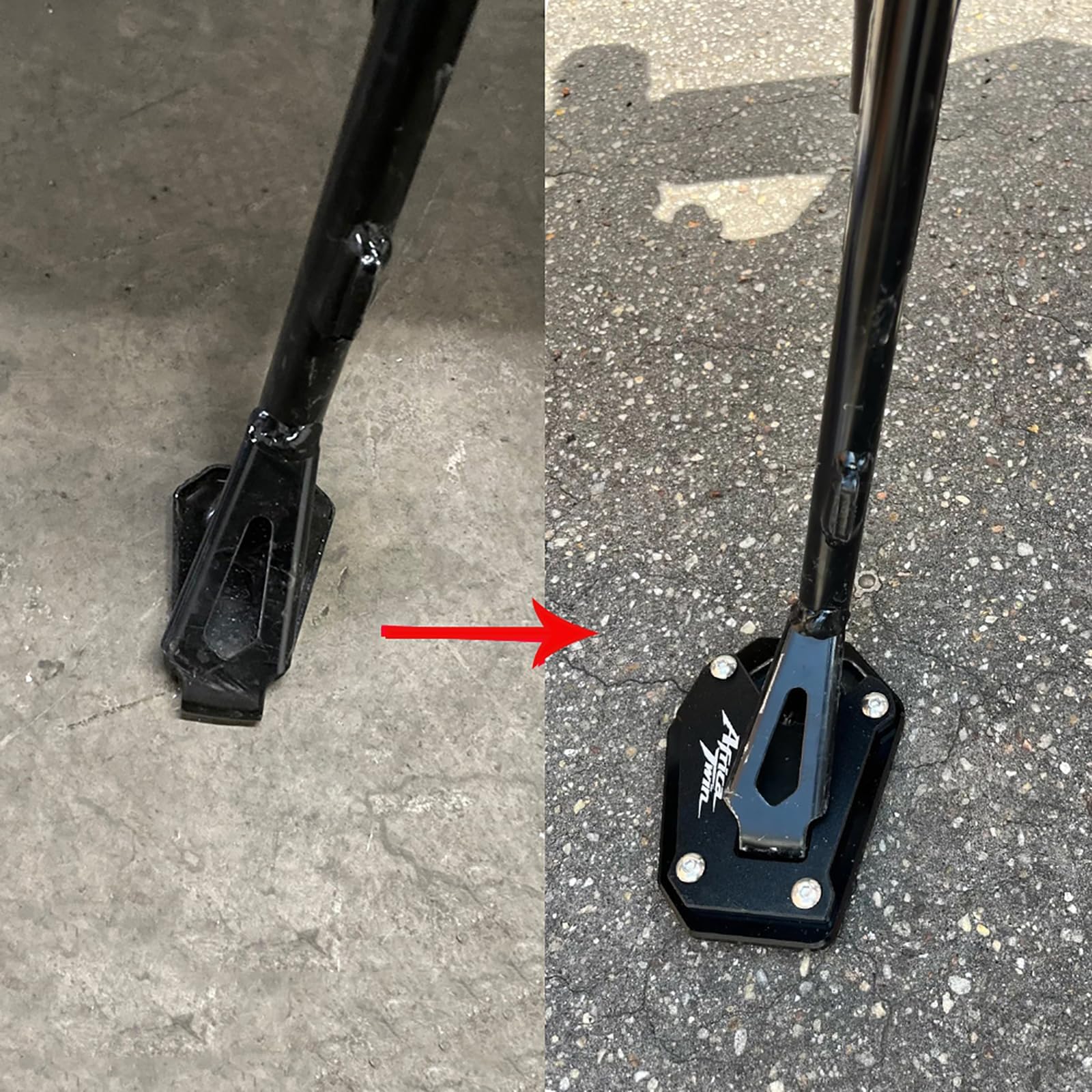 per Africa Twin 1100 CRF1100L 2020-2025 2026 Piastra Supporto Laterale Estensione Cavalletto Moto CRF 1100 L crf 1100l Accessori