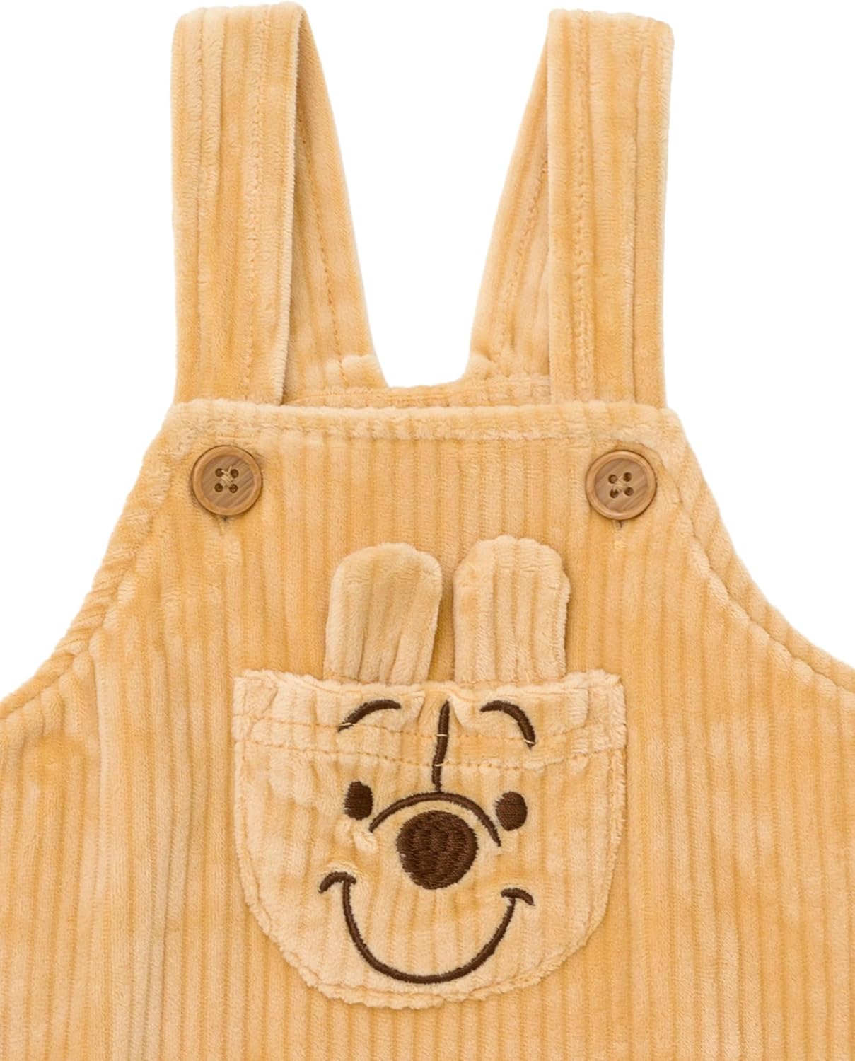 Disney Winnie the Pooh Baby Corduroy Ribbed Overall and T-Shirt Outfit Set Newborn to Infant Sizes (Newborn - 24 Months) - Image 6