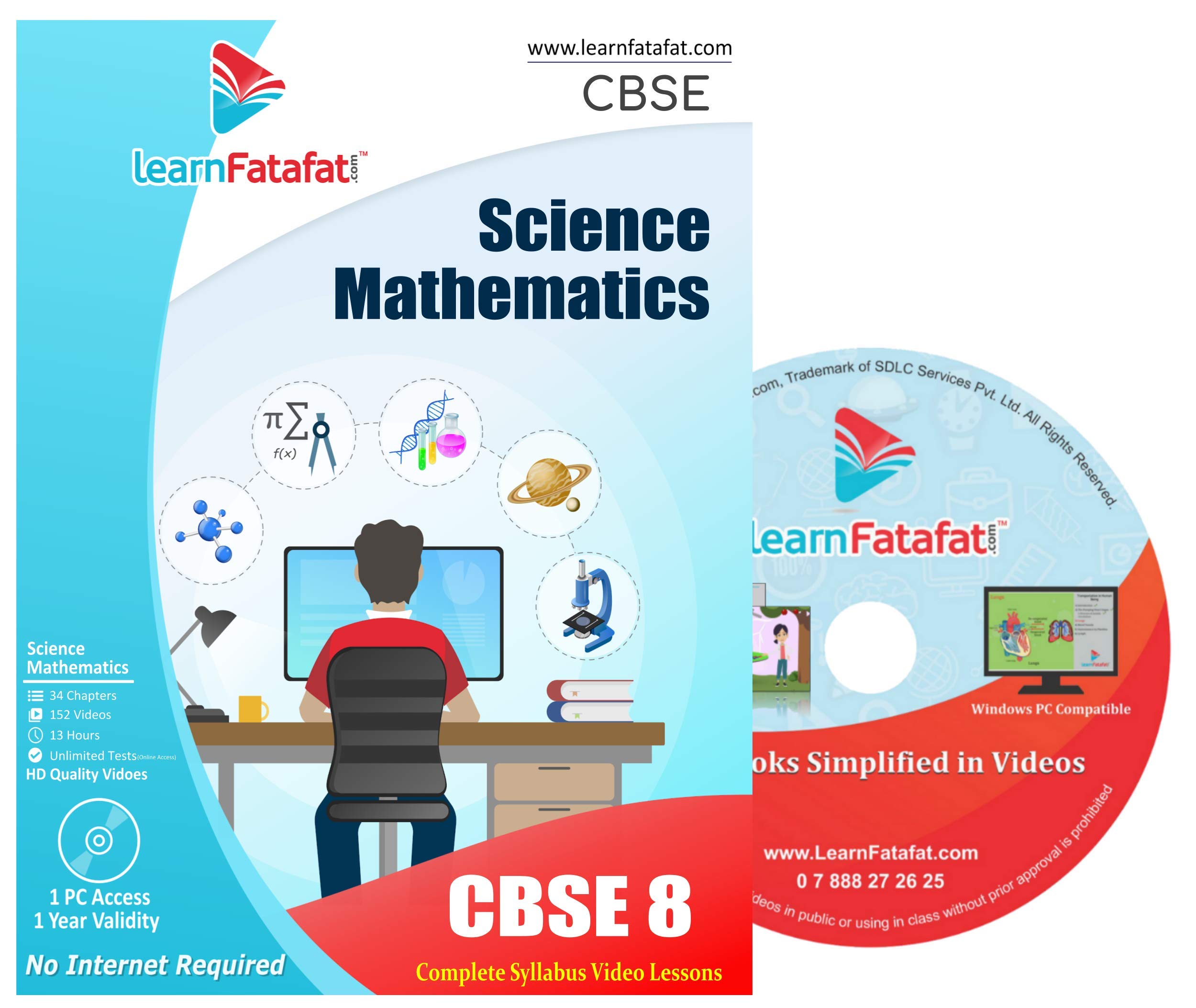 Class 8 Science and Mathematics CBSE Course DVD (B08HWV2J1Z) Amazon Price History, Amazon Price Tracker