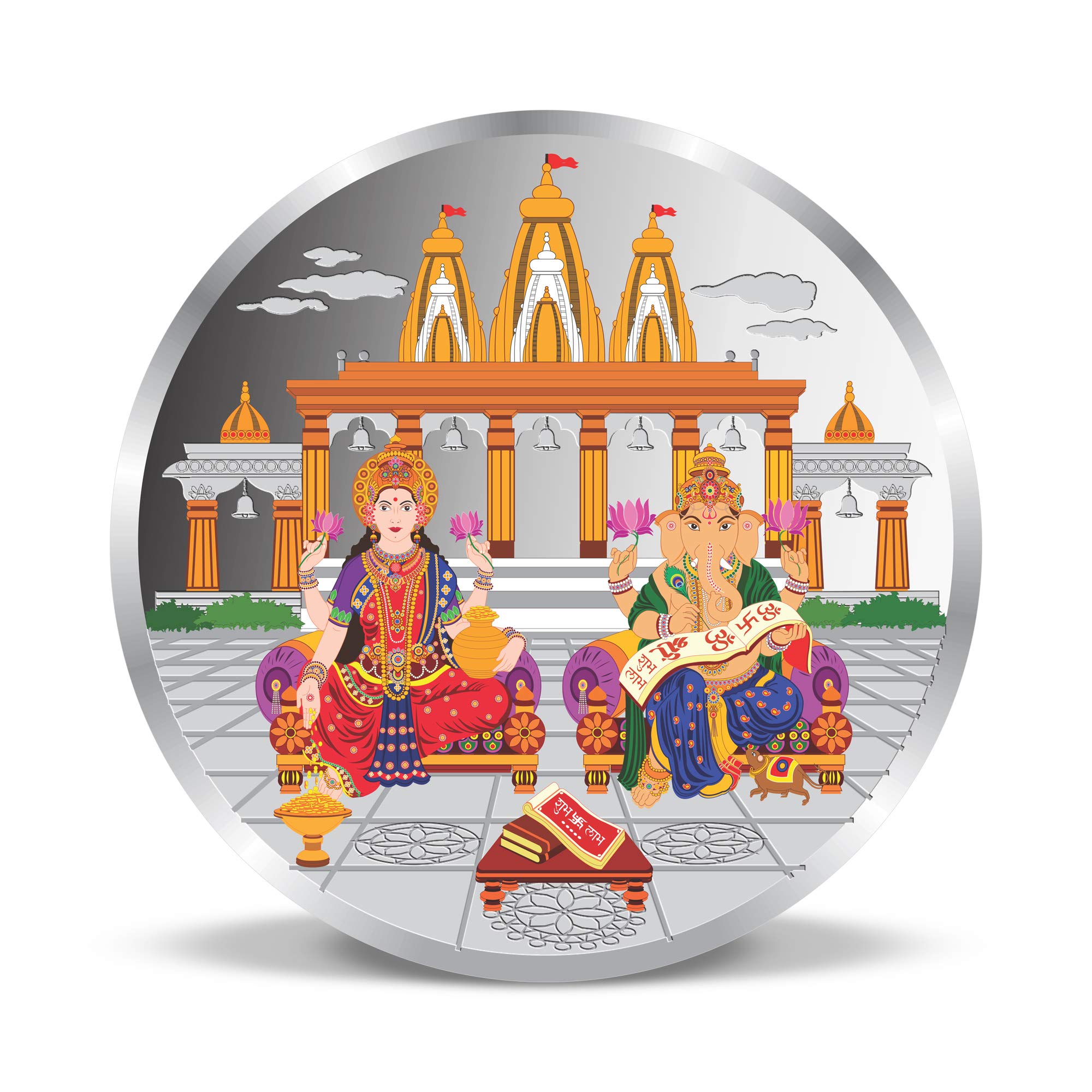 ACPL Precious Moments BIS Hallmarked Silver Coin Laxmi and Ganesh at The Temple Multi-Color 50 gm 999 Pure (B07VXQ5788) Amazon Price History, Amazon Price Tracker