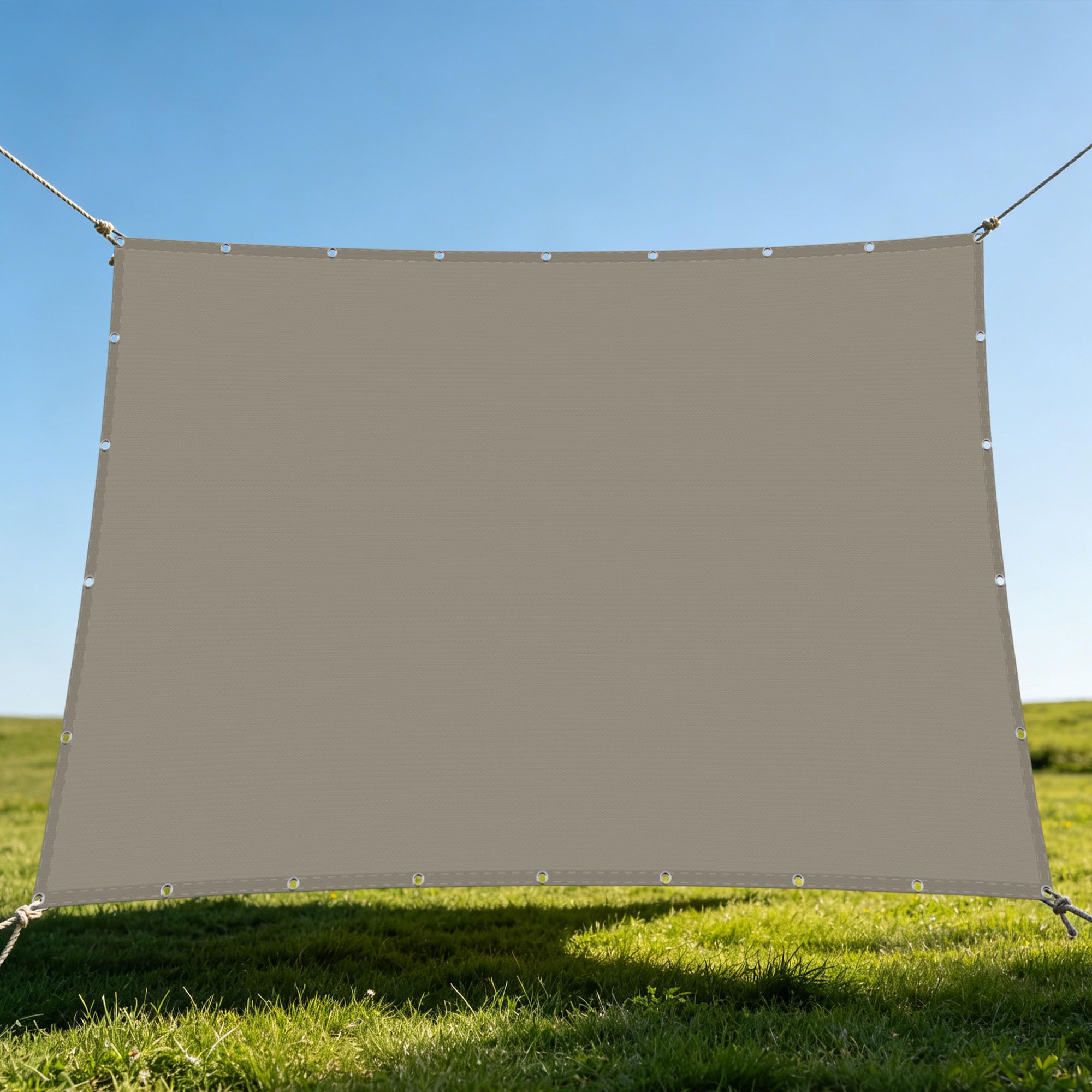 Voile d'ombrage rectangulaire 180 x 550 cm imperméable filet ombrage respirant extérieur patio