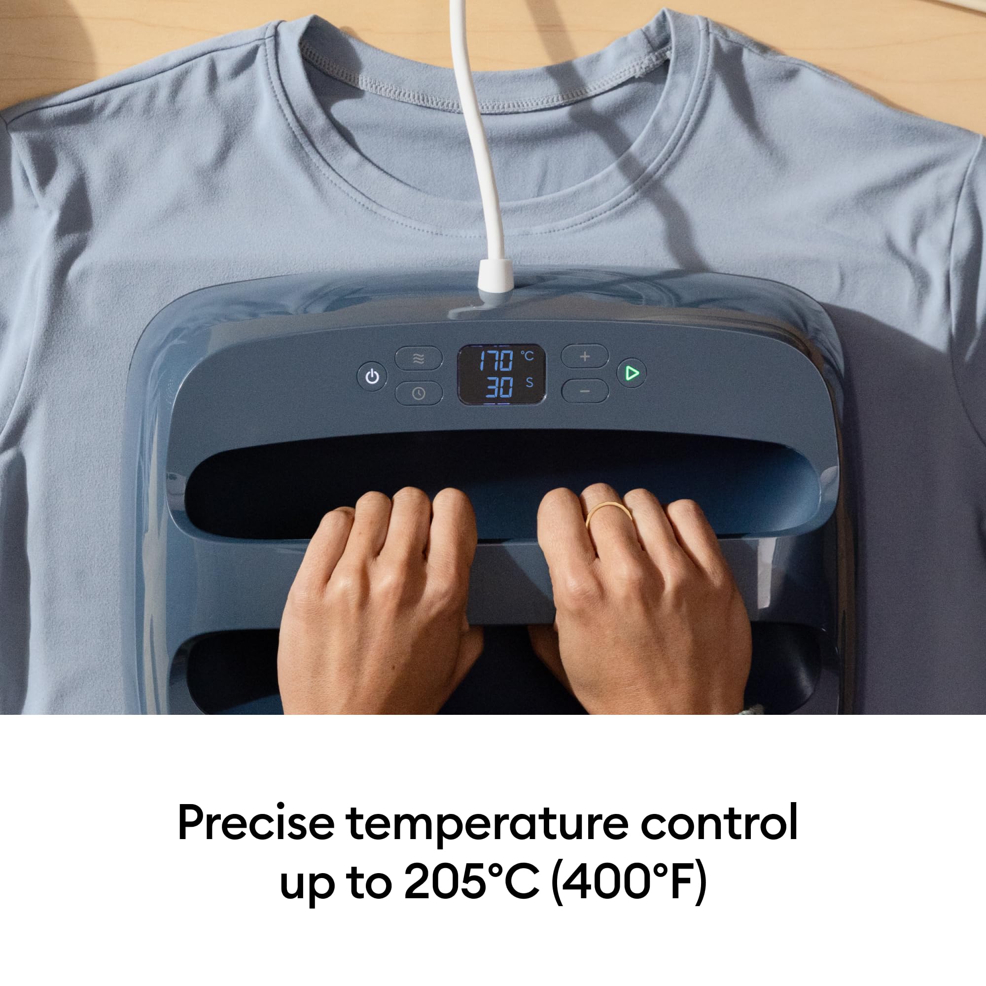 Cricut EasyPress SE (30,5 x 25,4 cm), Wärmepressmaschine für T-Shirts, Kissen, Tragetaschen & mehr, fortschrittliche keramikbeschichtete Heizplatte mit präziser Temperaturregelung - Himbeere