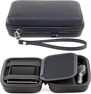 Digicharge Hard Carrying Case for 5 Inch Garmin Drive 52 51 Drivesmart 55 51 50 Driveassist 51 50 Driveluxe 52 52LMT-S 51LMT-S Zumo XT 396LMT-S 595LM 395LM Dezl OTR500 Nuvi 5'' GPS Accessory Storage