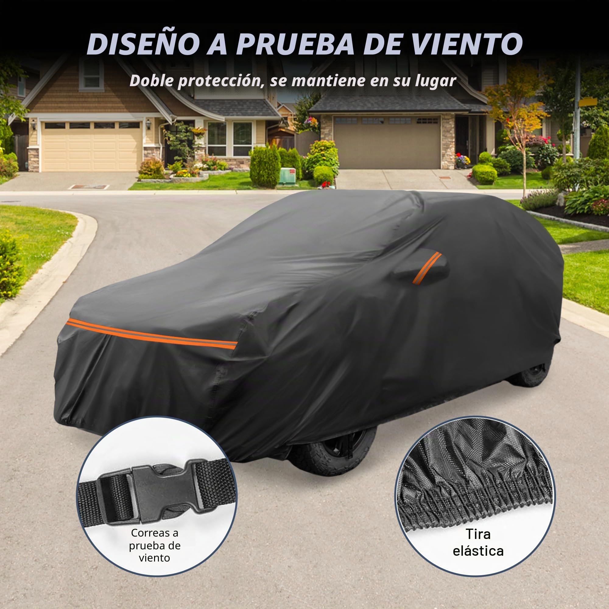 A ABSOPRO Funda Impermeable Antiviento para Seat Arona 17-20 1 Pc