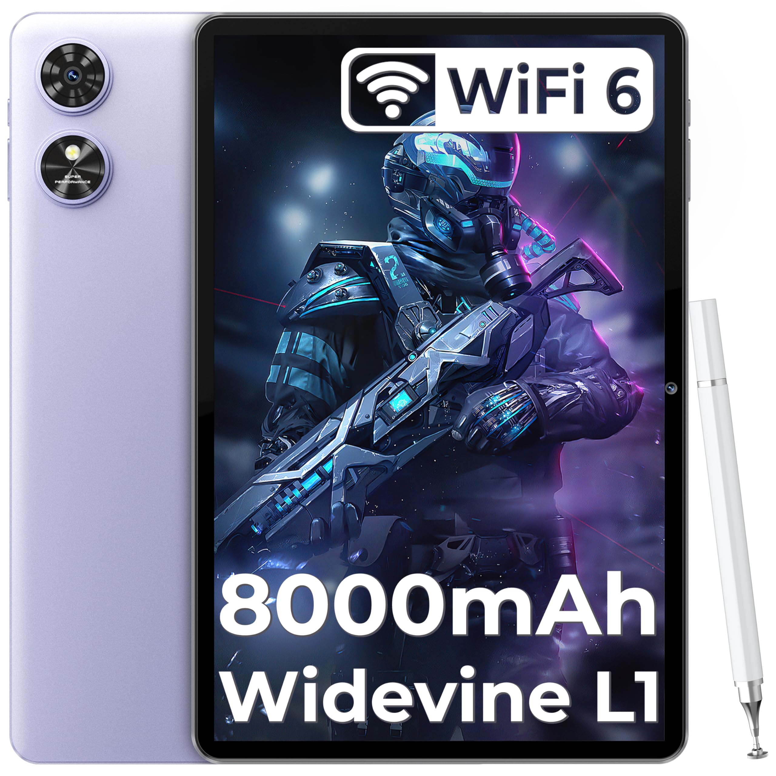 OUKITEL OT6 16GB+64GB+1TB拡張 Android 13 OUKITEL Tablet OT6 10,1