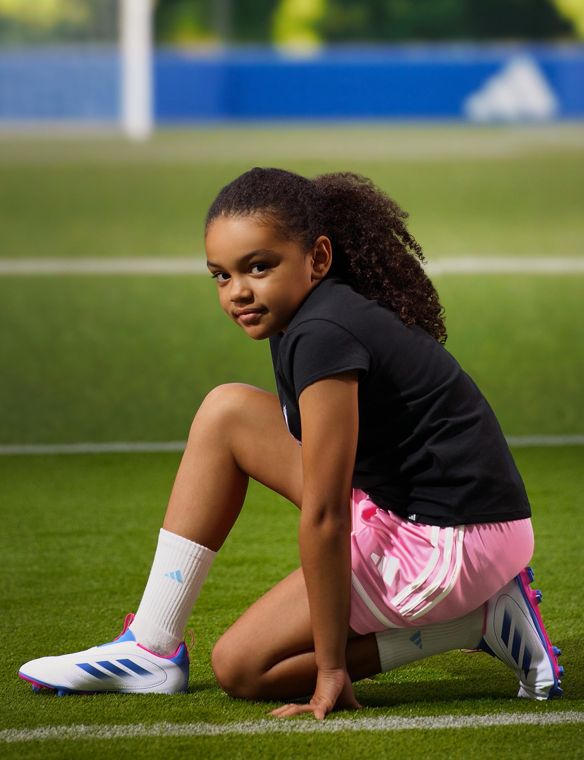 Adidas Goletto IX Chaussures de football unisexes sans lacets pour enfant