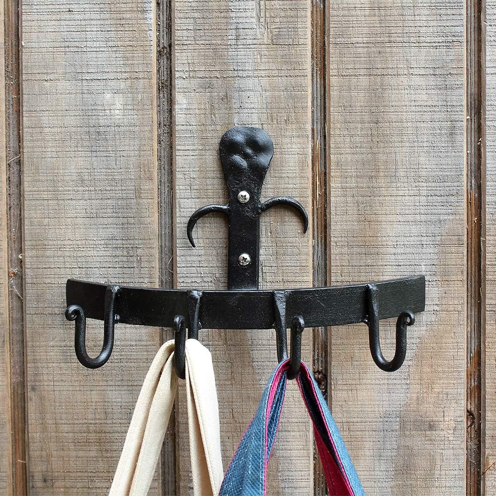 Garden Tool Bracket with 4 Hooks