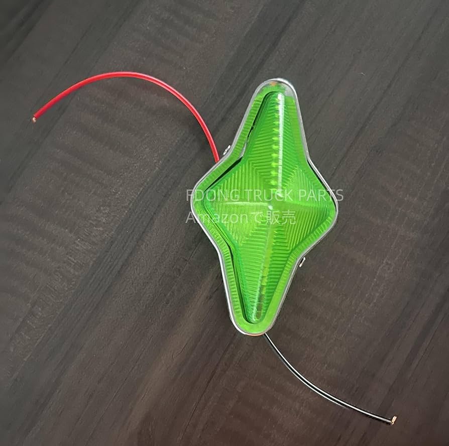 A*i様 サイドマーカー土台　10個　ウロコ　デコトラ Amazon | 十字マーカー マーカーランプ サイドマーカー ドア