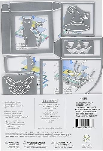 Miniatura 3 de ELLISON SIZZIX THINLITS - Troqueles de silueta espeluznante