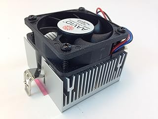 AAVID CPU Cooling Fan & HEATSINK, 50mm Sq. Fan, 50mm X 52mm X 43mm Silver Heatsink & Fan, TX3 3PIN Connector