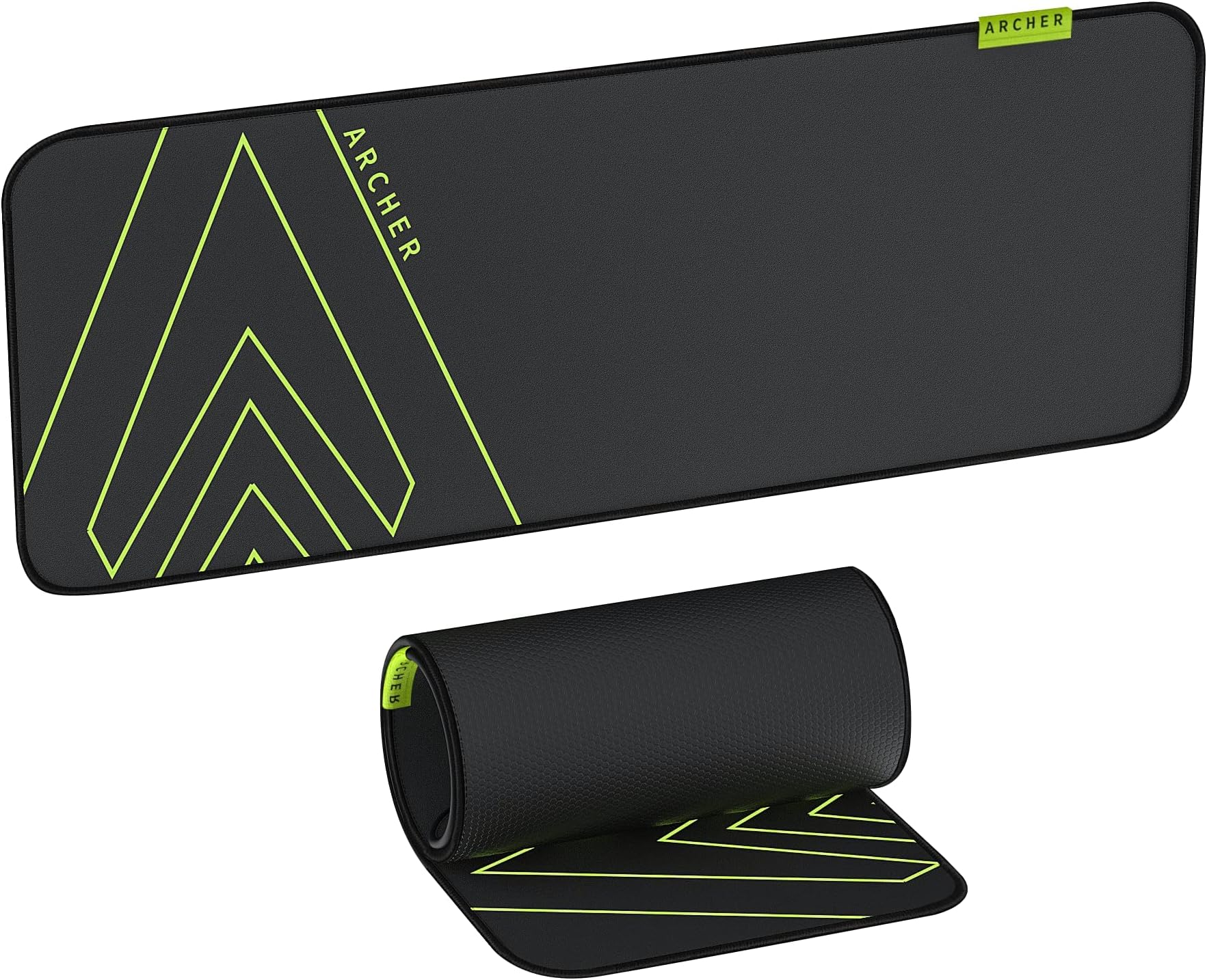 ARCHER TECH LAB Quiver 300 XL Gaming Mousepad, Night Glow Design, Anti