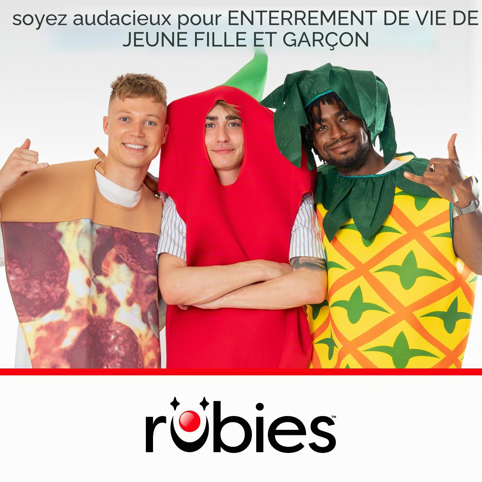 Rubies Beerleader Man Costume officiel Rubies pour enterrement de vie de garçon, carnaval, fêtes et anniversaires